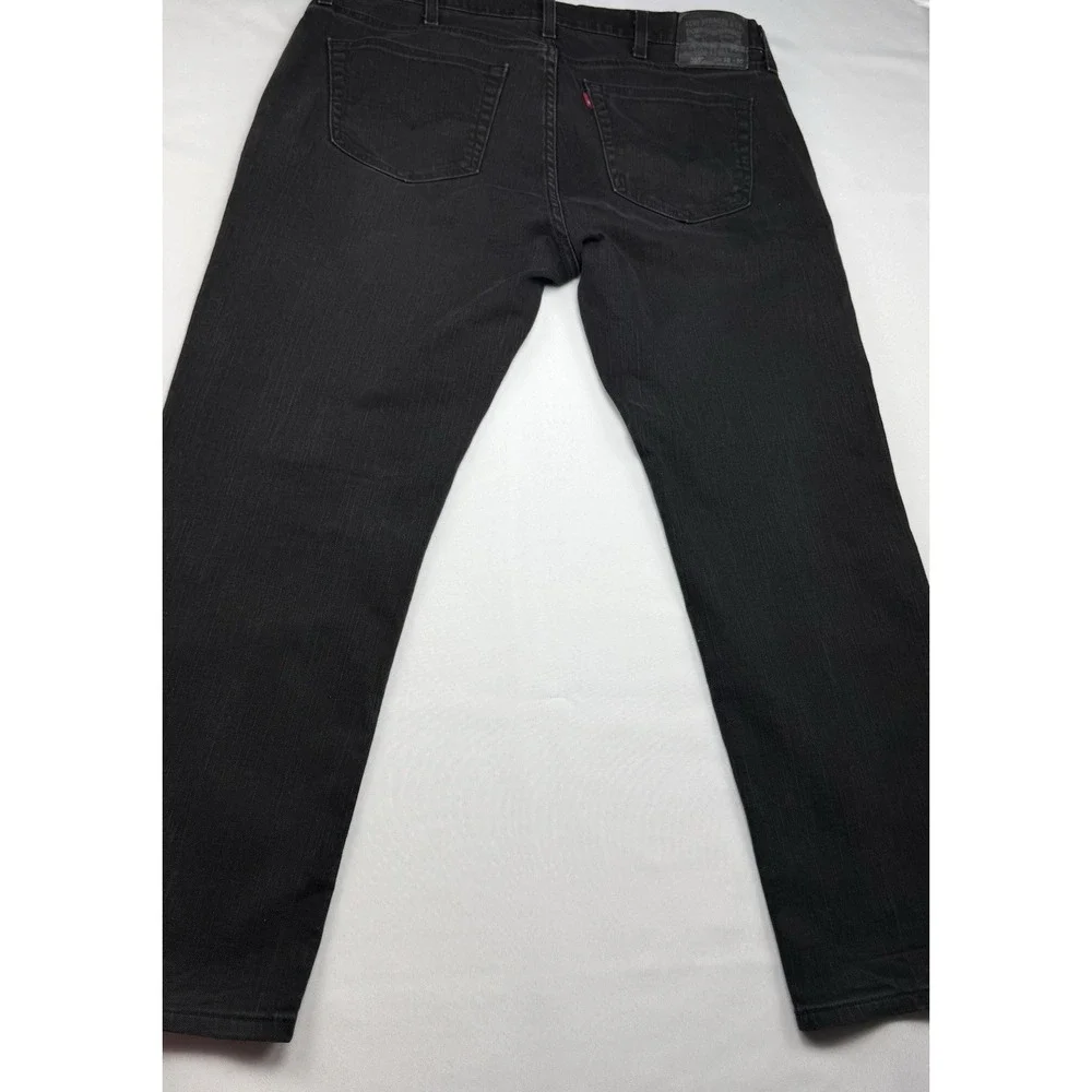 Levis 559 Mens‎ 38x30 Black Relaxed Straight Fit Jeans WaterLess